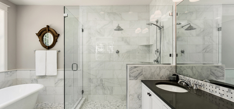 bathroom shower door installation in Grand Terrace